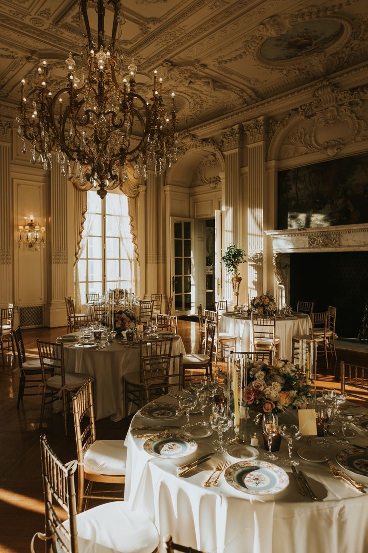 Réception privée au château